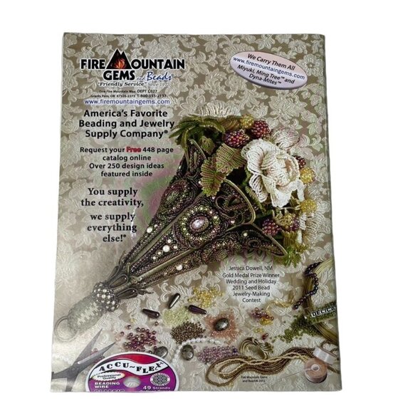 Beadwork Magazine Jewelry Crafting Book u January 2013  Vol 16 No 1 - Picture 2 of 7